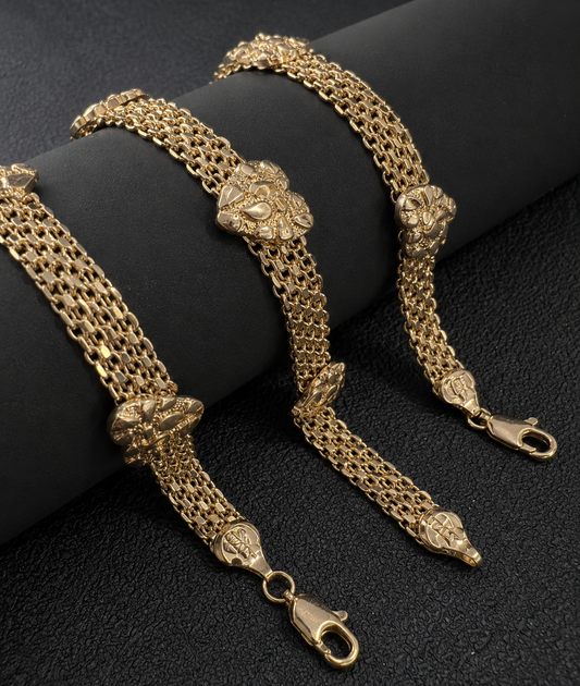 Gilded Bloom Bracelet