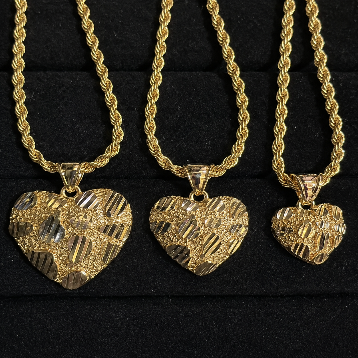 Gilded Heart Necklace