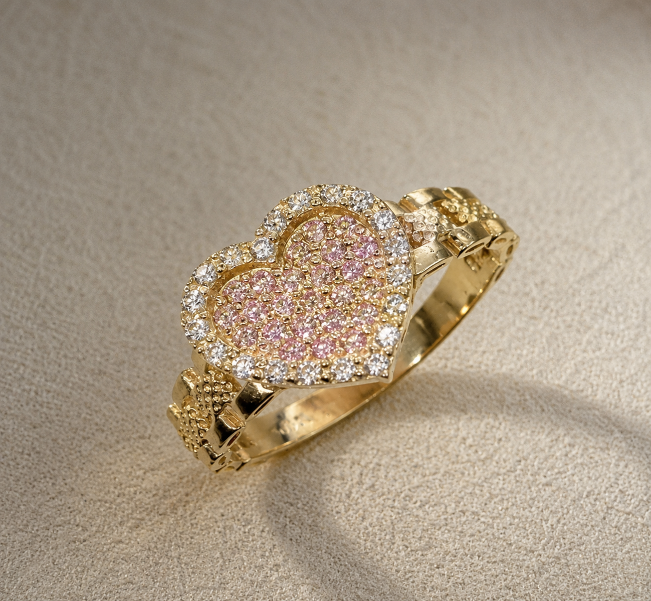 Blush Heart Ring