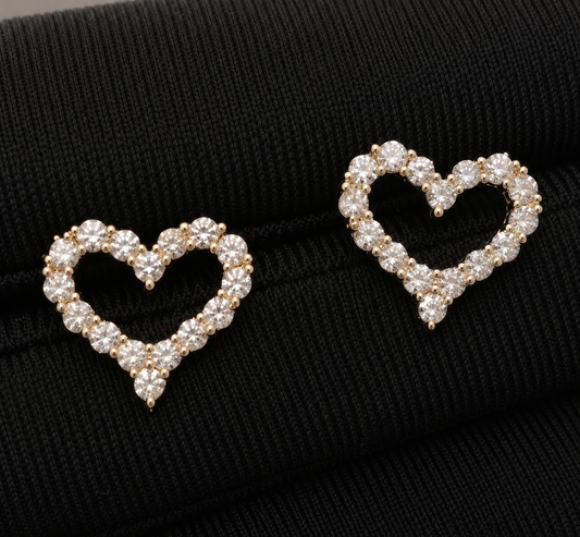Amoura Heart Studs