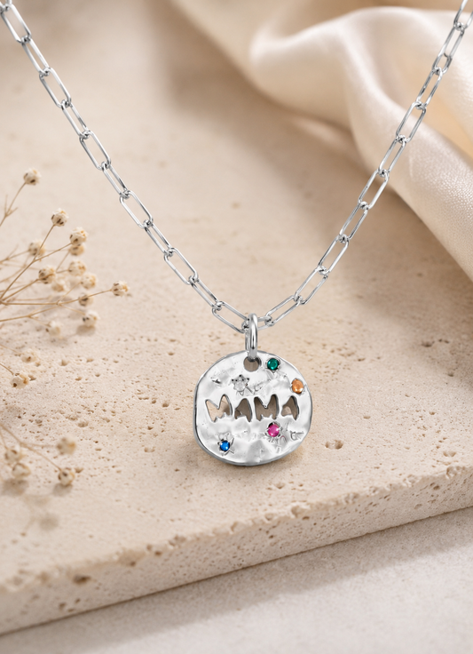 Mama Gemstone Necklace
