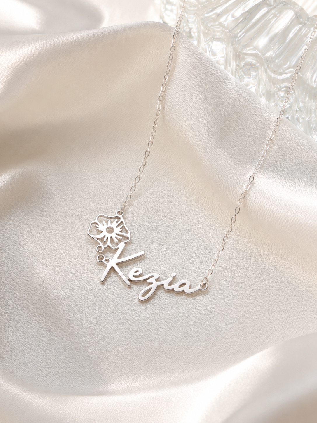 Flora Name Necklace