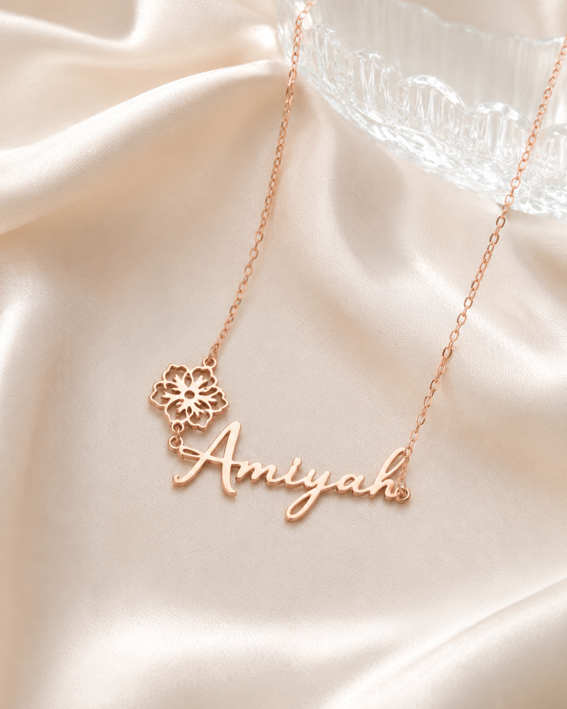 Flora Name Necklace