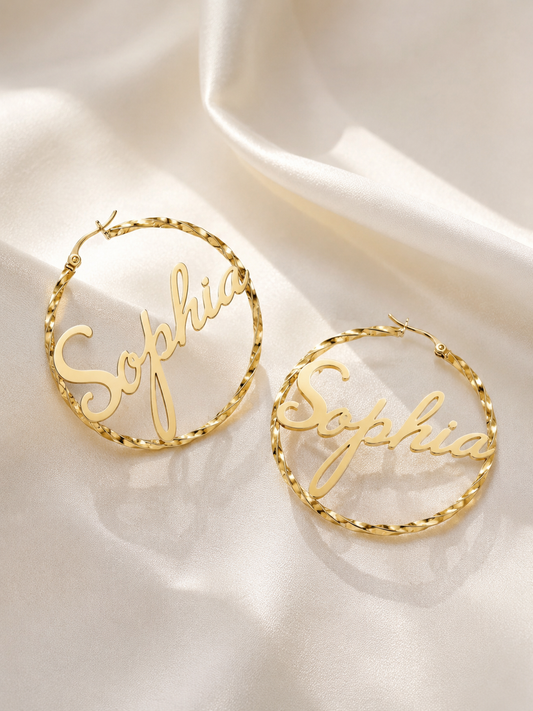 Golden Muse Hoops