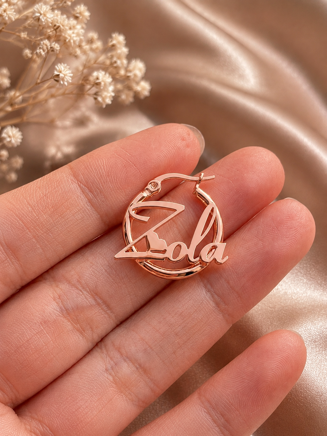 Mini Signature Hoop Earrings