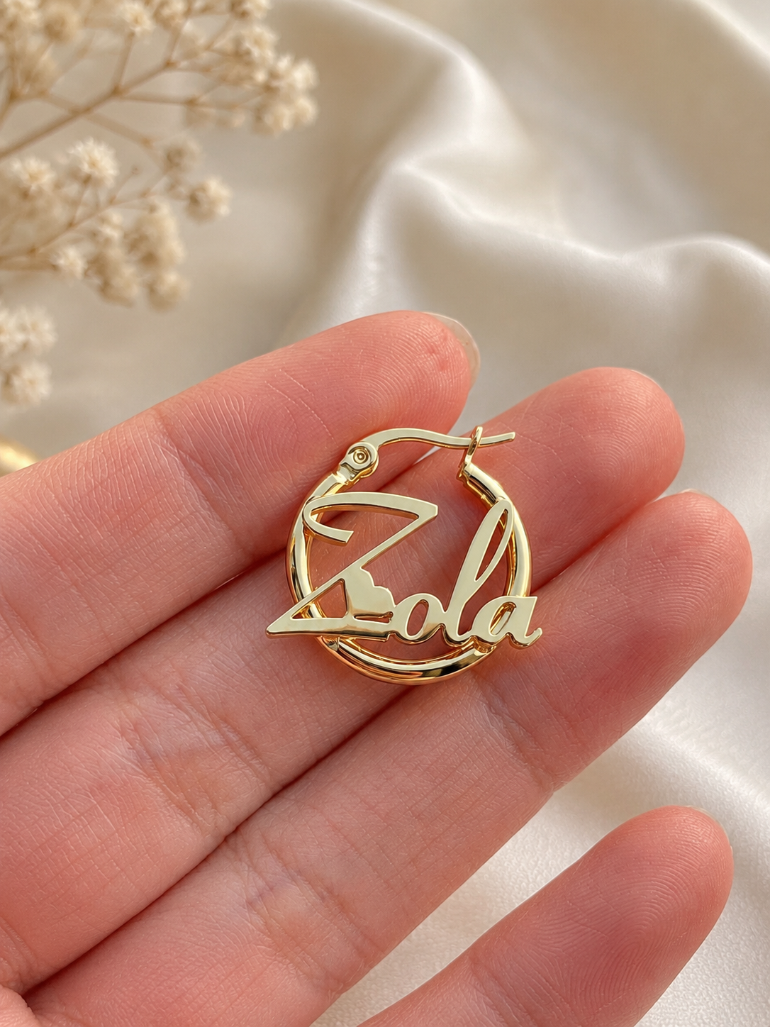 Mini Signature Hoop Earrings